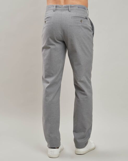 Pantalon habillé acier