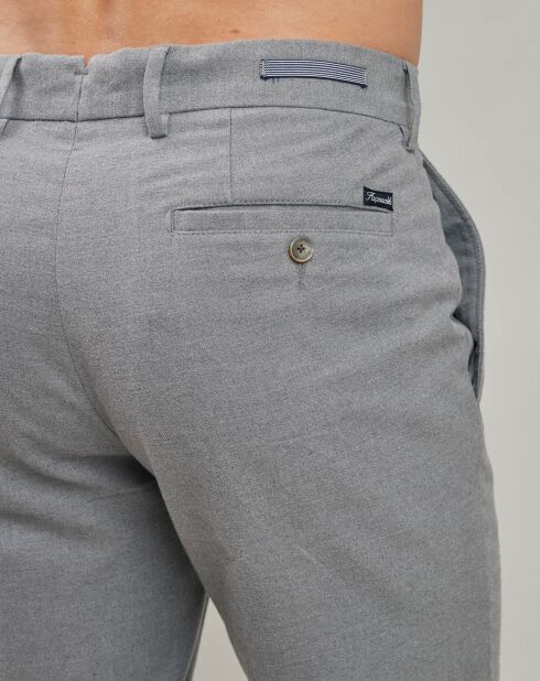 Pantalon habillé acier