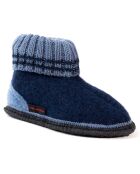 Chaussons en Laine Jeans denim/marine