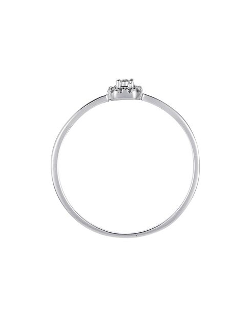 Bague Sois à moi Diamants 0.04 ct Or Blanc