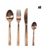 Times Copper Besteckset, 24-teilig