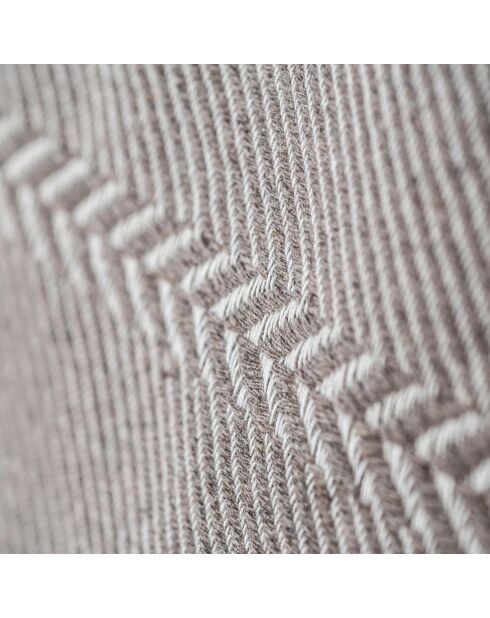 Plaid Oslo Jacquard mittelgrau
