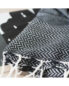 Plaid Oslo Jacquard noir