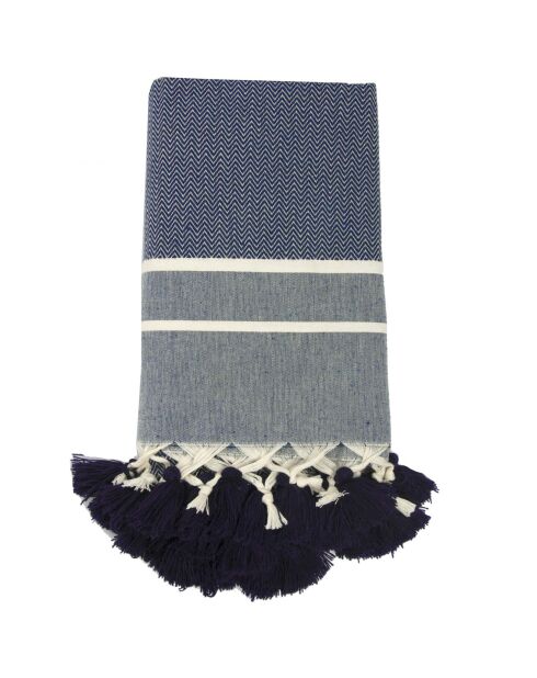 Plaid Stockholm Chevron Pompom Lozange gasolina