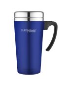 Mug isotherme Soft Touch bleu - 42 cl