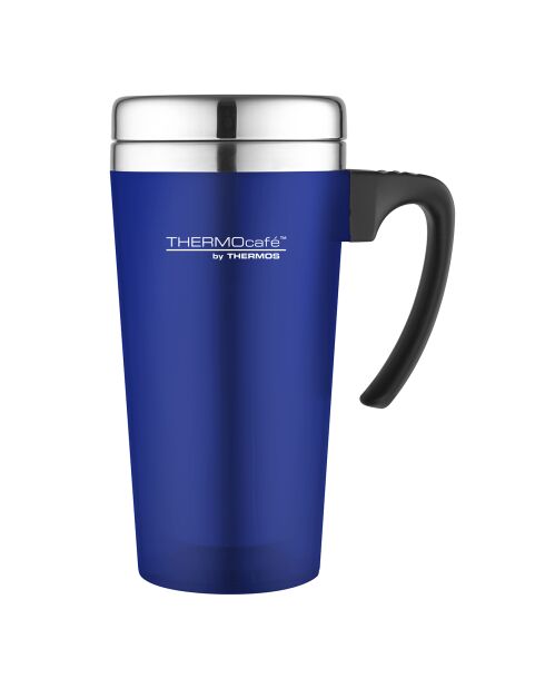 Mug isotherme Soft Touch bleu - 42 cl