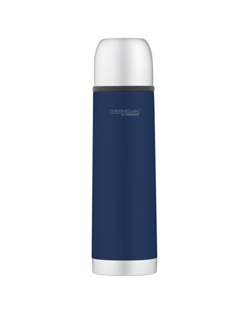 Bouteille isotherme Soft touch bleue - 50 cl