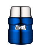Porte-aliments isotherme métallique King bleu - 47 cl