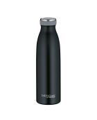 Bouteille isotherme bouchon à visser noir/noir mat - 50 cl