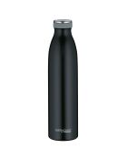 Bouteille isotherme bouchon à visser noir/noir mat - 75 cl