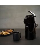 Pichet isotherme à pompe noir - 1.3 L