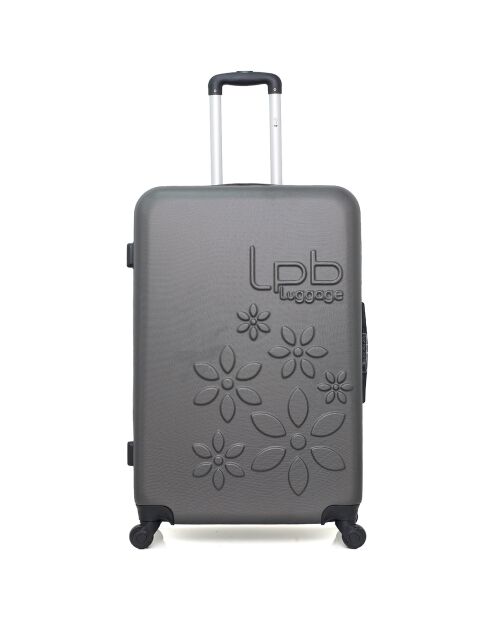 Valigia Eleonor Long Stay 4 ruote singole 75 cm grigio scuro