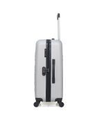 Valise Cabine 4 roues simples Eleonor 55 cm grise