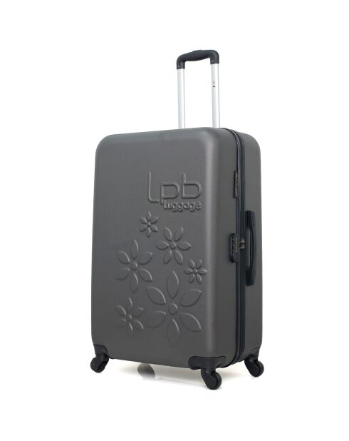 Eleonor Medium Stay Koffer met 4 enkele wielen 65 cm donkergrijs
