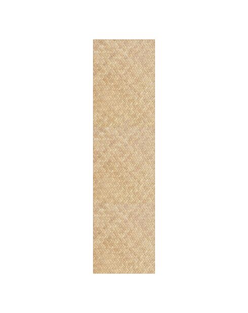 Tapis vinyle Sétif beige - 66x250 cm