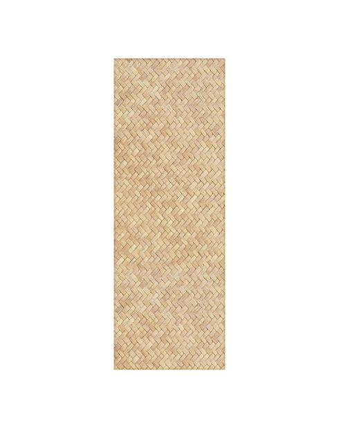 Tappeto vinilico beige Setif - 66x180 cm