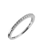 Tour de Diamants ring 0,19 kt witgoud