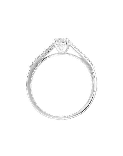 Bague Dis-moi Oui Diamants 0.32 ct or blanc