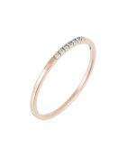 Voor jou 0.03 ct roségouden diamanten ring