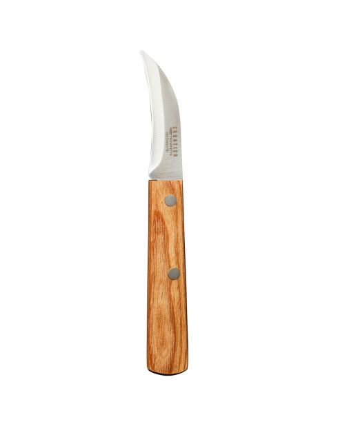 Essentielles Holzschneidebrett, Schäler und Obst-/Gemüsemesser, 38,5 x 16 cm