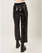 Pantalon Shiny Run en sequins noir