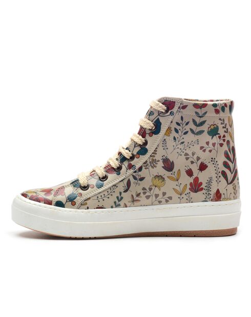 Baskets montantes Cawae beiges