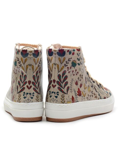 Baskets montantes Cawae beiges