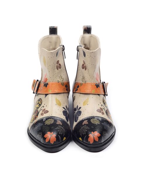 Chelsea Boots Gafry beige/orange/noir