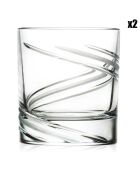 2 verres à eau Vertigo transparents - 29 cl