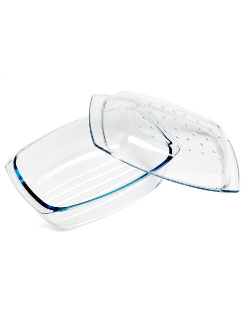 Cocotte Drop & Grill transparente - 4.1 L