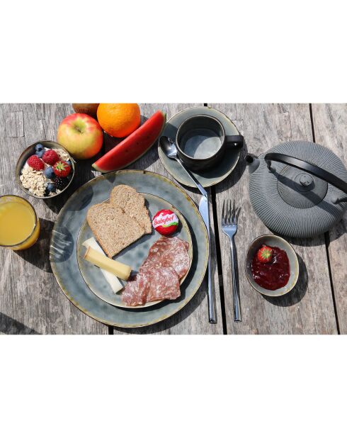 6 Coupelles Laguna grises - 20x16.5x6 cm