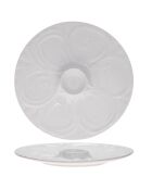 Assiette à huitres blanche - D.28.5 cm