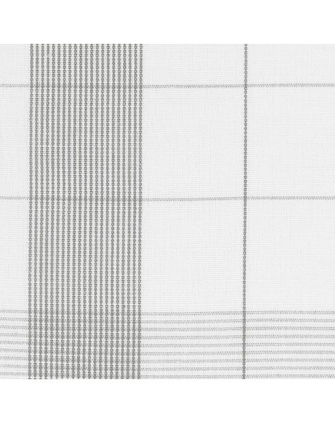 2 Torchons Mixte blanc/gris - 68x68 cm