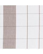 2 Torchons Mixte blanc/champignon - 68x68 cm