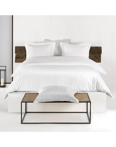 Parure housse de couette Zygo blanche
