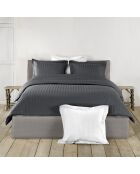 Parure housse de couette Zygo anthracite