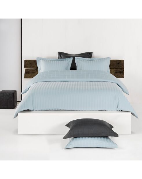 Parure housse de couette Zygo bleu glacier