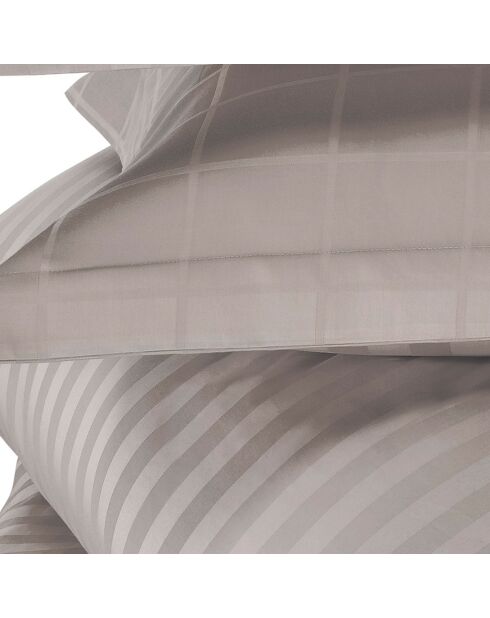 Parure housse de couette Zygo taupe