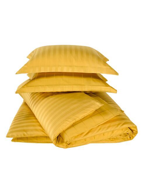 Parure housse de couette Zygo ocre