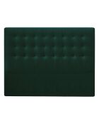Tête de Lit en Velours Athena vert bouteille - 180x120 cm