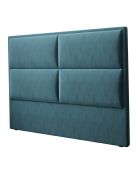 Tête de Lit en Velours Lara pétrole - 180x120 cm