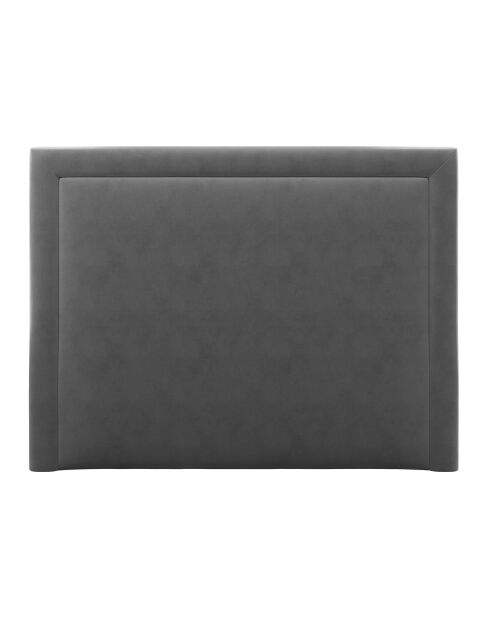 Tête de Lit en Velours Primevere gris foncé - 160x120 cm