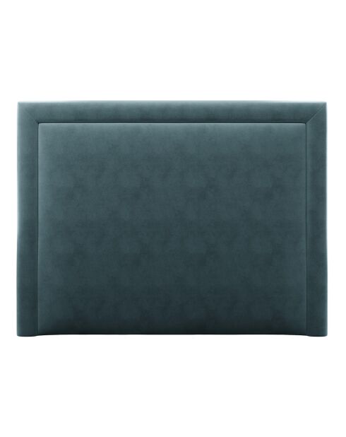 Tête de Lit en Velours Primevere pétrole - 160x120 cm