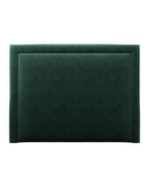 Tête de Lit en Velours Primevere vert bouteille - 160x120 cm