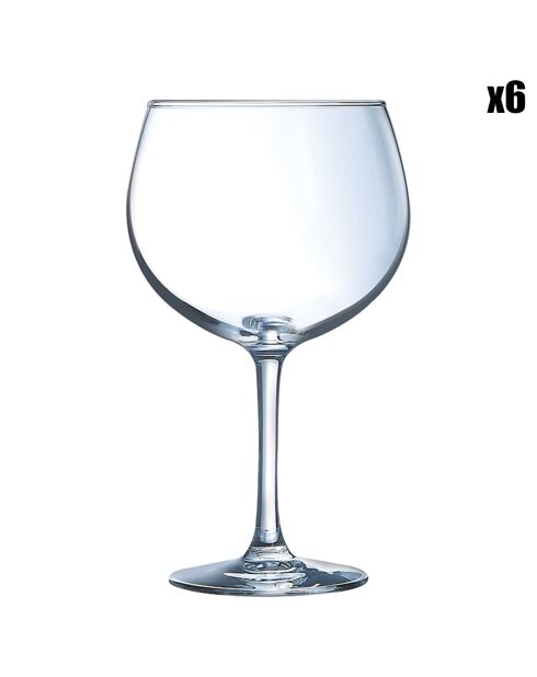 6 Verres à cocktail Cosy moments transparents - 70 cl