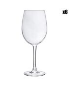 6 Verres à vin Cosy moments transparents - 36 cl