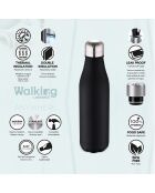 Bottiglia termica Walking Anywhere nera - 50 cl