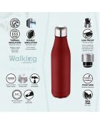 Bouteille thermo Walking anywhere rouge - 50 cl
