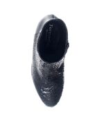 Bottines en Cuir Cabo noires - Talon 8.5 cm