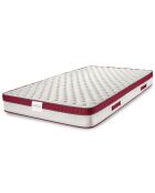 Ensemble matelas & sommier Famoso rouge/blanc - 80x200 cm